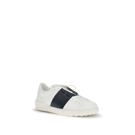 Adidași Valentino Garavani albaștri, stil jos