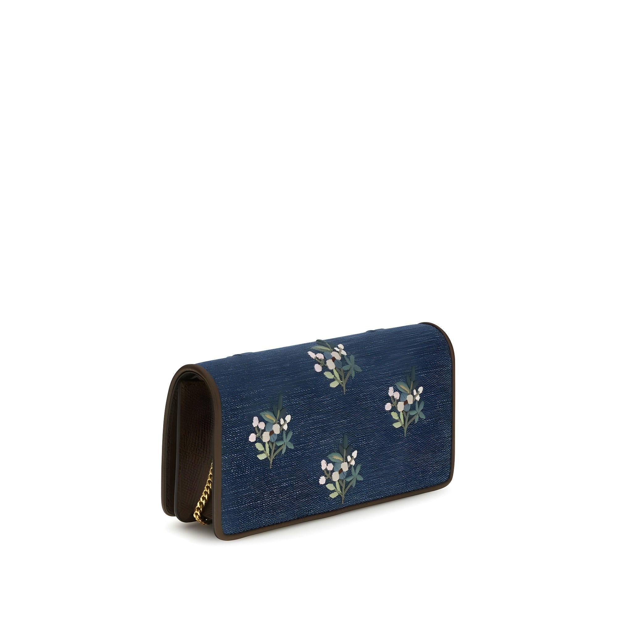 Valentino Garavani Blue Cotton Shoulder Bag