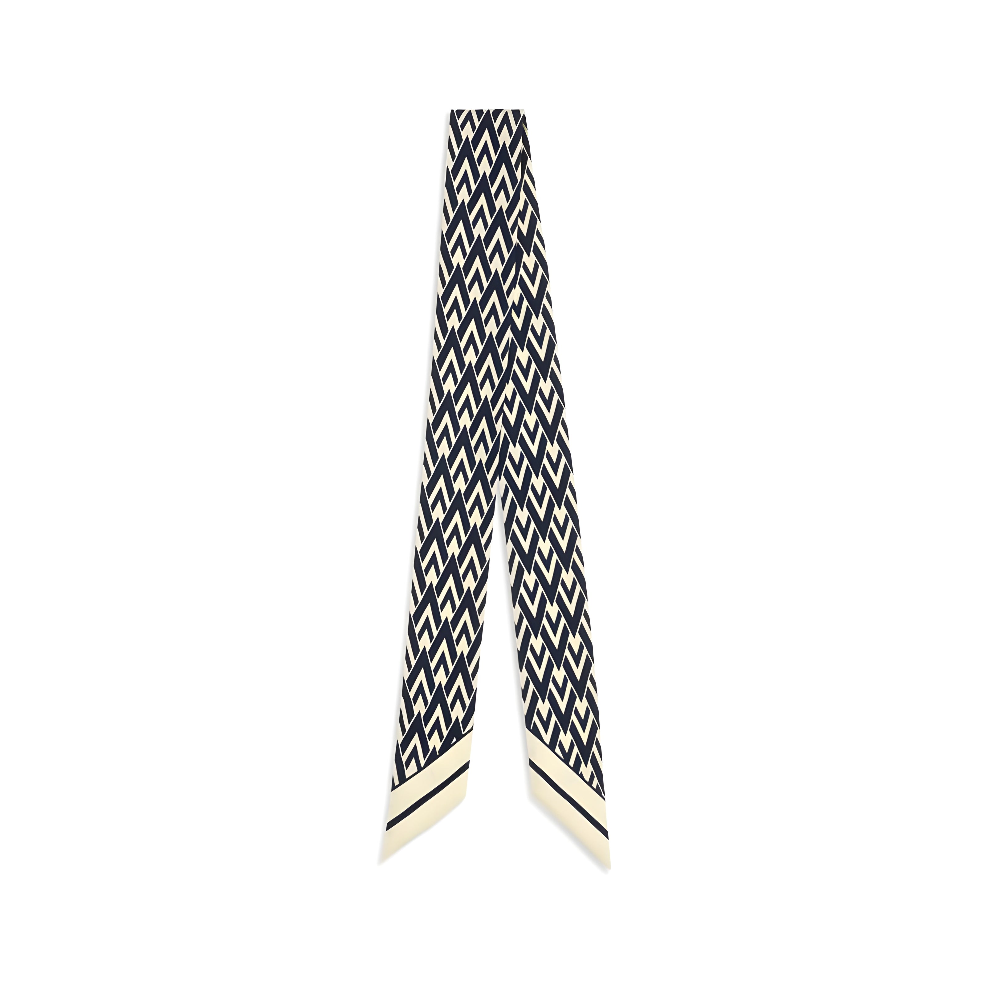 Valentino Garavani Blue Silk Scarf