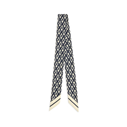 Valentino Garavani Blue Silk Scarf