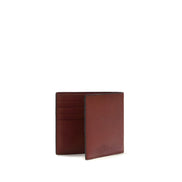 Valentino Garavani Bordeaux Leather Wallet
