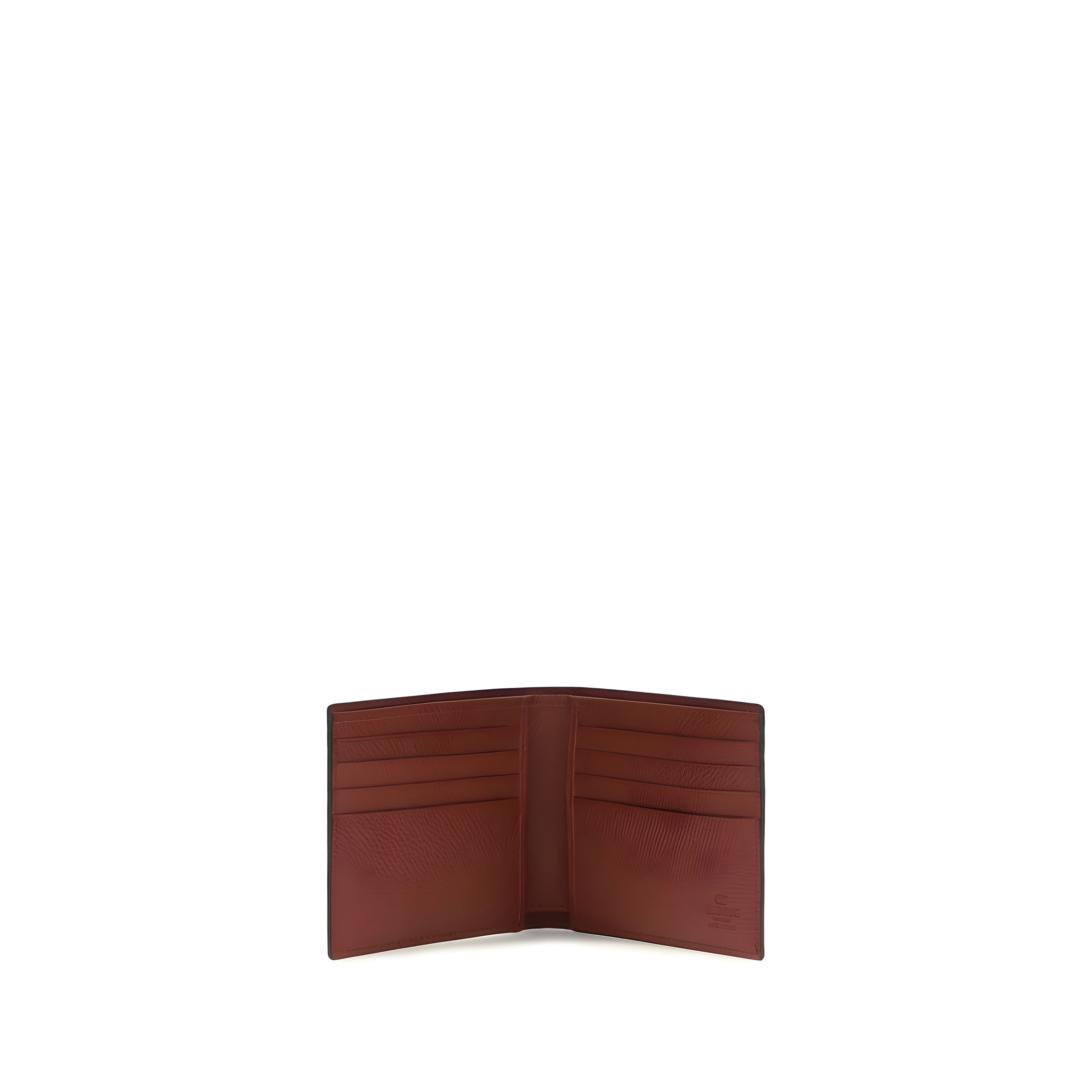 Valentino Garavani Bordeaux Leather Wallet
