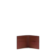 Valentino Garavani Bordeaux Leather Wallet