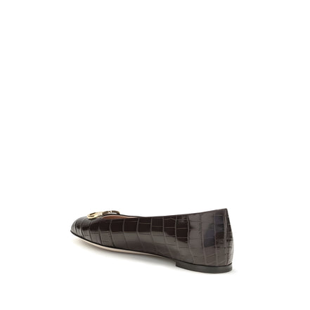 Valentino Garavani Brown Ballet Flats