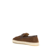 Valentino Garavani Brown Calf Leather Espadrilles