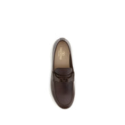 Valentino Garavani Brown Deer Slip-On Loafers