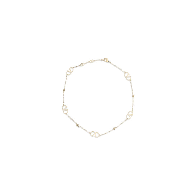 Valentino Garavani Gold Metal Necklace