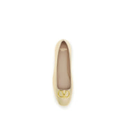 Valentino Garavani Gold Ballet Flats