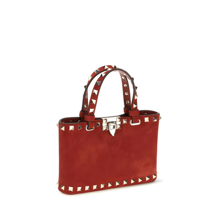 Geantă de mână Valentino Garavani din piele de vițel multicoloră