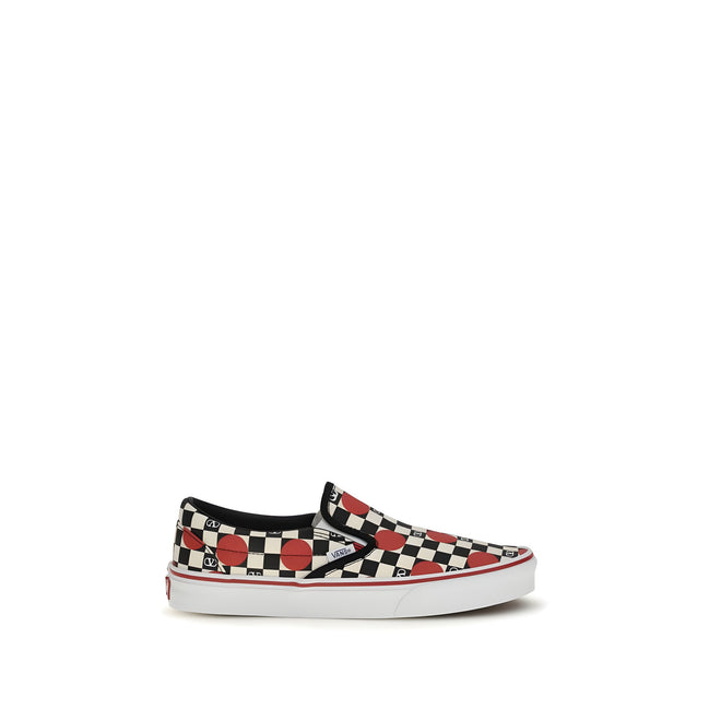 Adidași Valentino Garavani joși din bumbac multicolor
