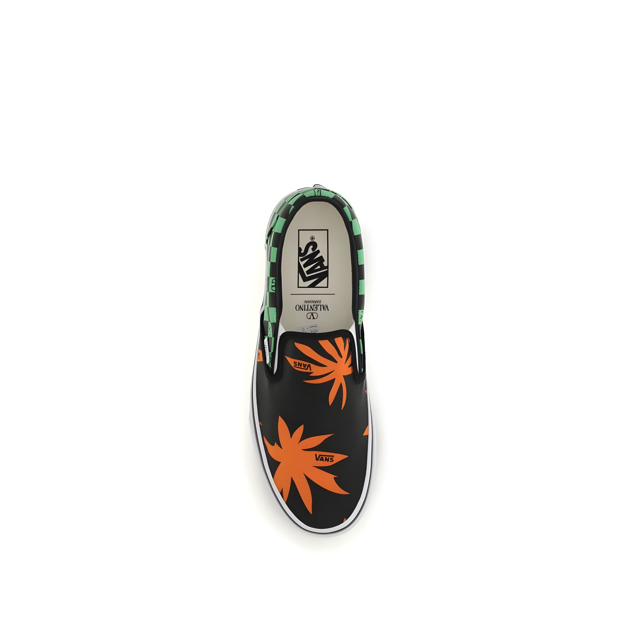 Tenisi Valentino Garavani Multicolor din bumbac cu profil jos