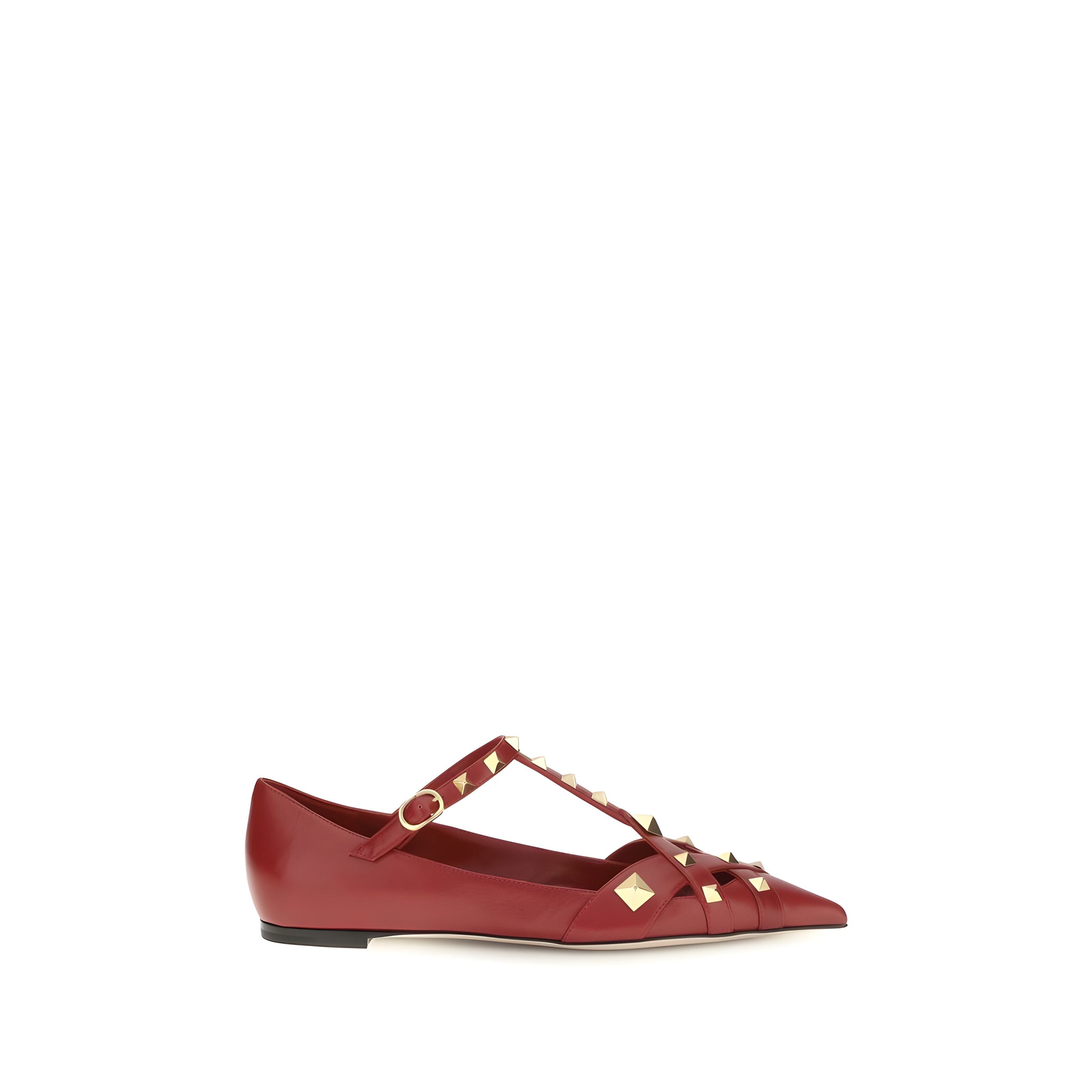 Pantofi balerini Valentino Garavani din piele de capră multicoloră