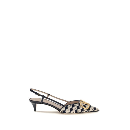 Valentino Garavani Multicolor Mid Heel Pumps