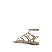 Valentino Garavani Beige Flat Sandals