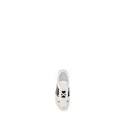 Valentino Garavani White Calf Leather Athletic Sneakers