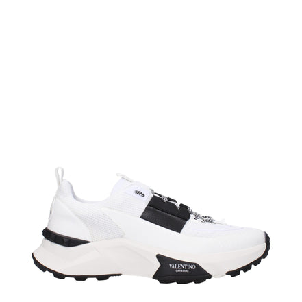 Pantofi sport Valentino Garavani albi din material textil