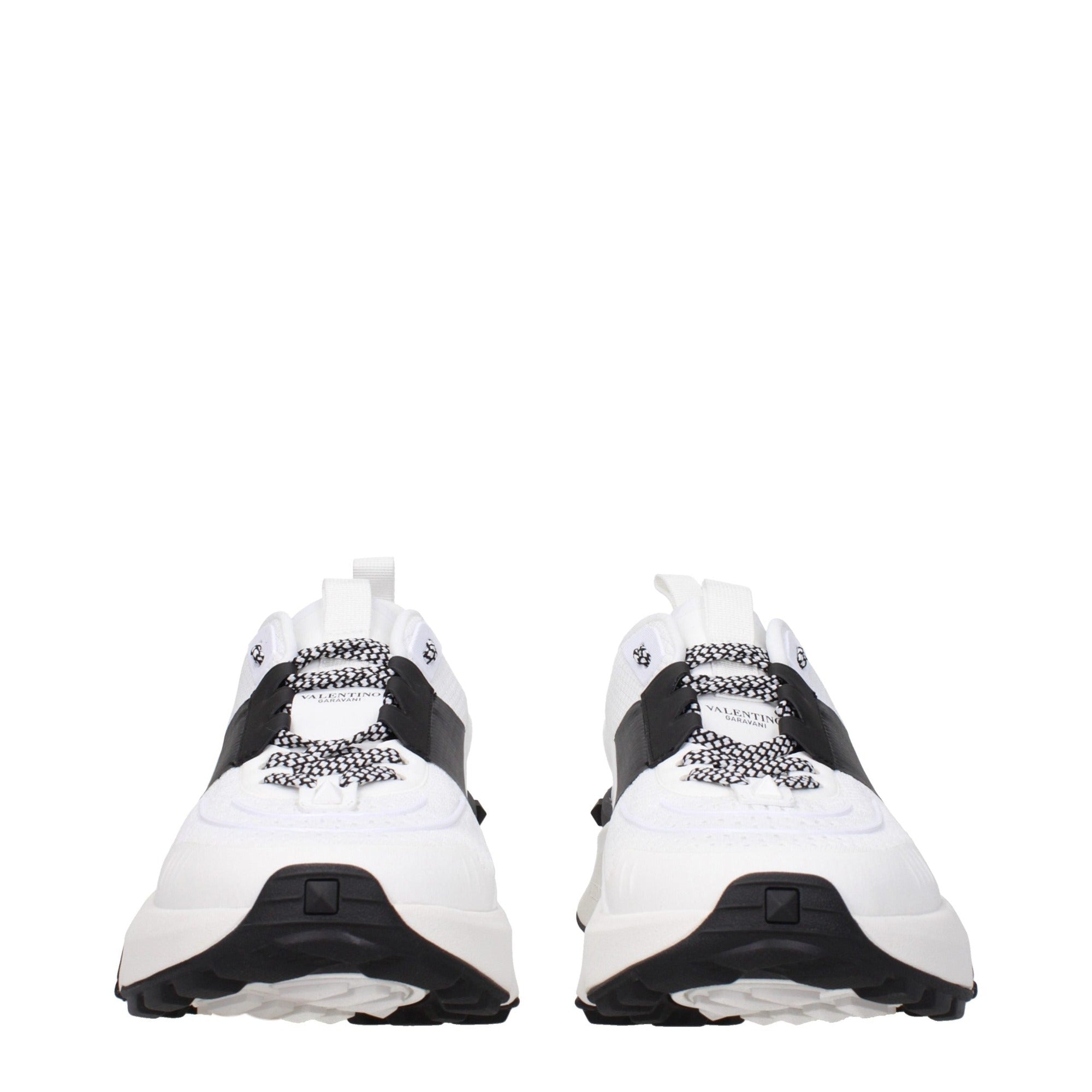 Pantofi sport Valentino Garavani albi din material textil