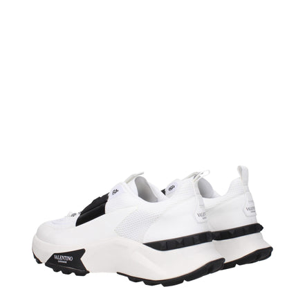 Pantofi sport Valentino Garavani albi din material textil