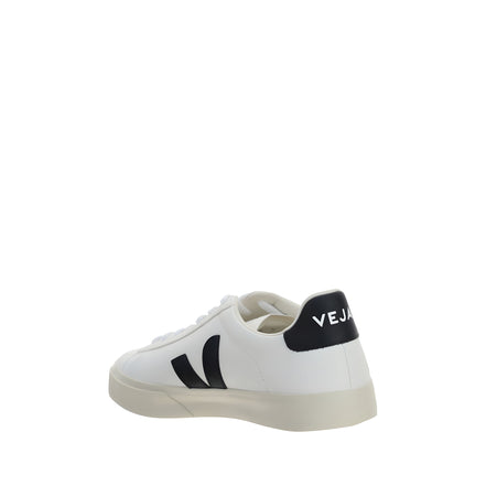Veja White Calf Leather Low Top Sneakers