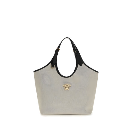 Versace Beige Cotton Shoulder Bag