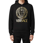 Versace Black Cotton Hoodie