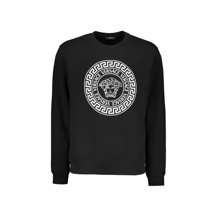 Versace Black Cotton Sweatshirt