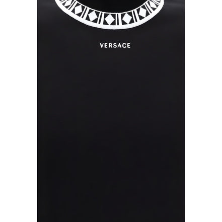 Versace Black Cotton T-Shirt