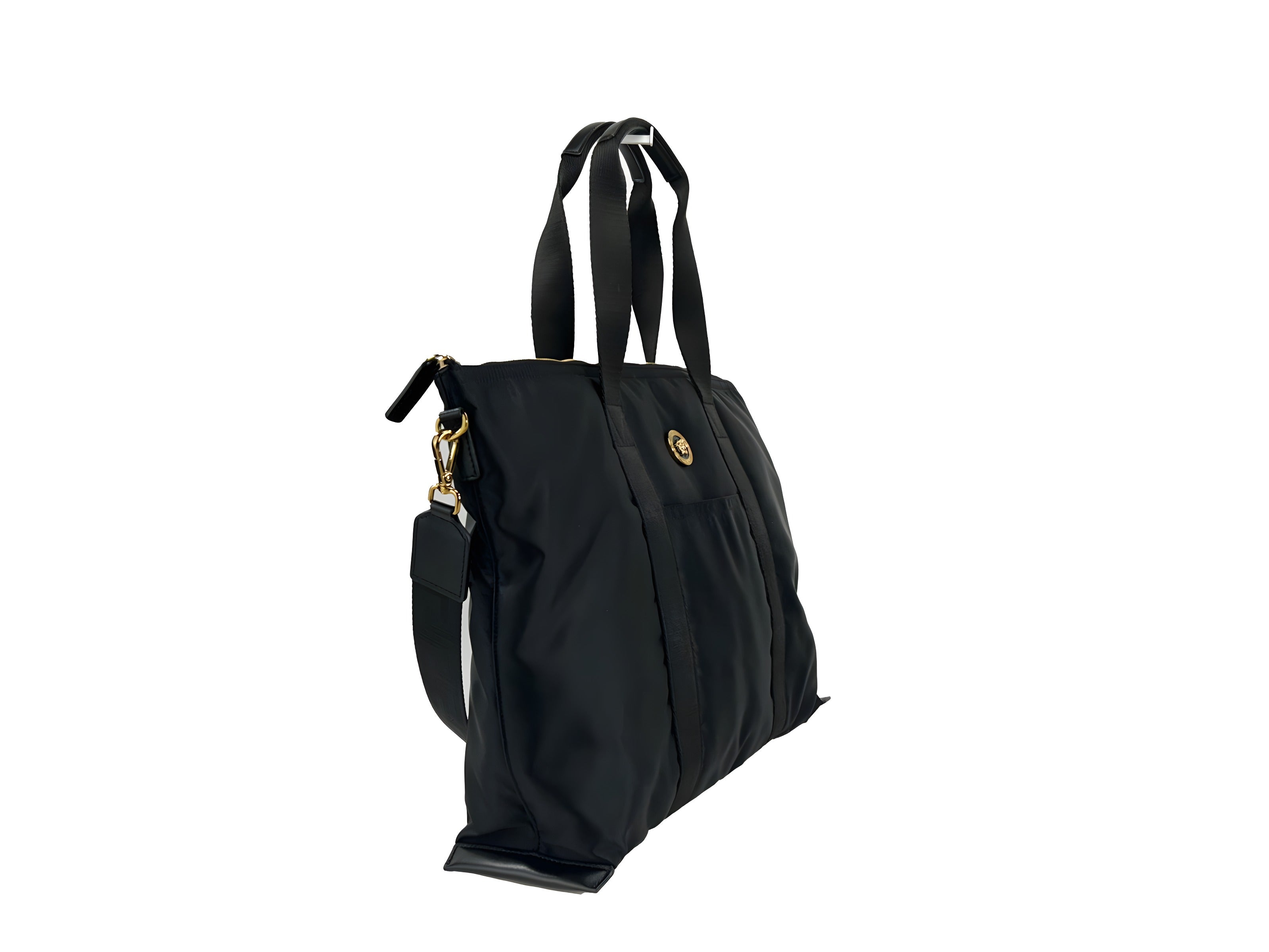 Geantă tote Versace neagră La Medusa