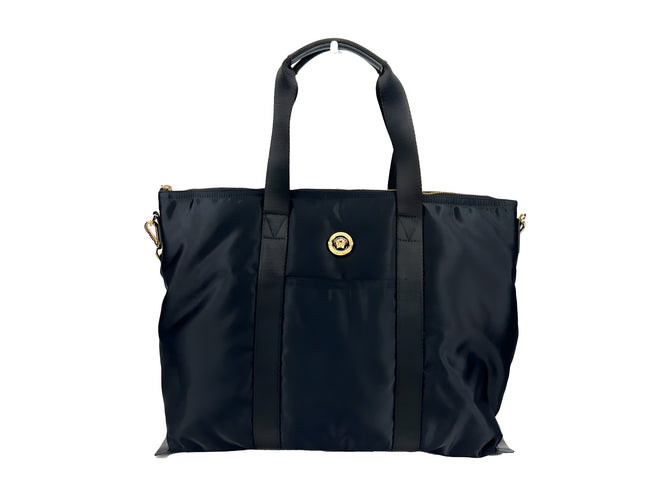 Geantă tote Versace neagră La Medusa