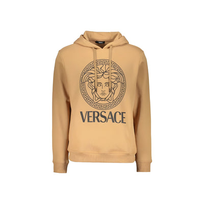 Hanorac Versace maro din bumbac