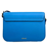 Geantă crossbody din piele Versace La Medusa albastru