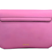 Versace La Medusa Pink Leather Crossbody Bag