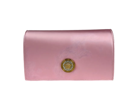 Versace Medusa Crystal Satin Mini Crossbody Bag
