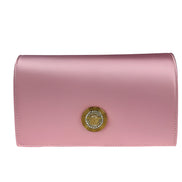 Versace Medusa Crystal Satin Mini Crossbody Bag