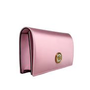 Versace Medusa Crystal Satin Mini Crossbody Bag