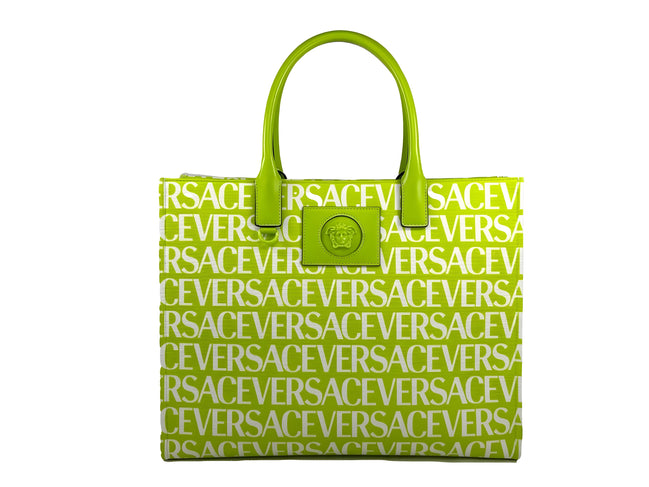 Geantă tip Tote mare Versace Medusa din pânză mare