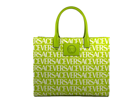 Geantă tip Tote mare Versace Medusa din pânză mare