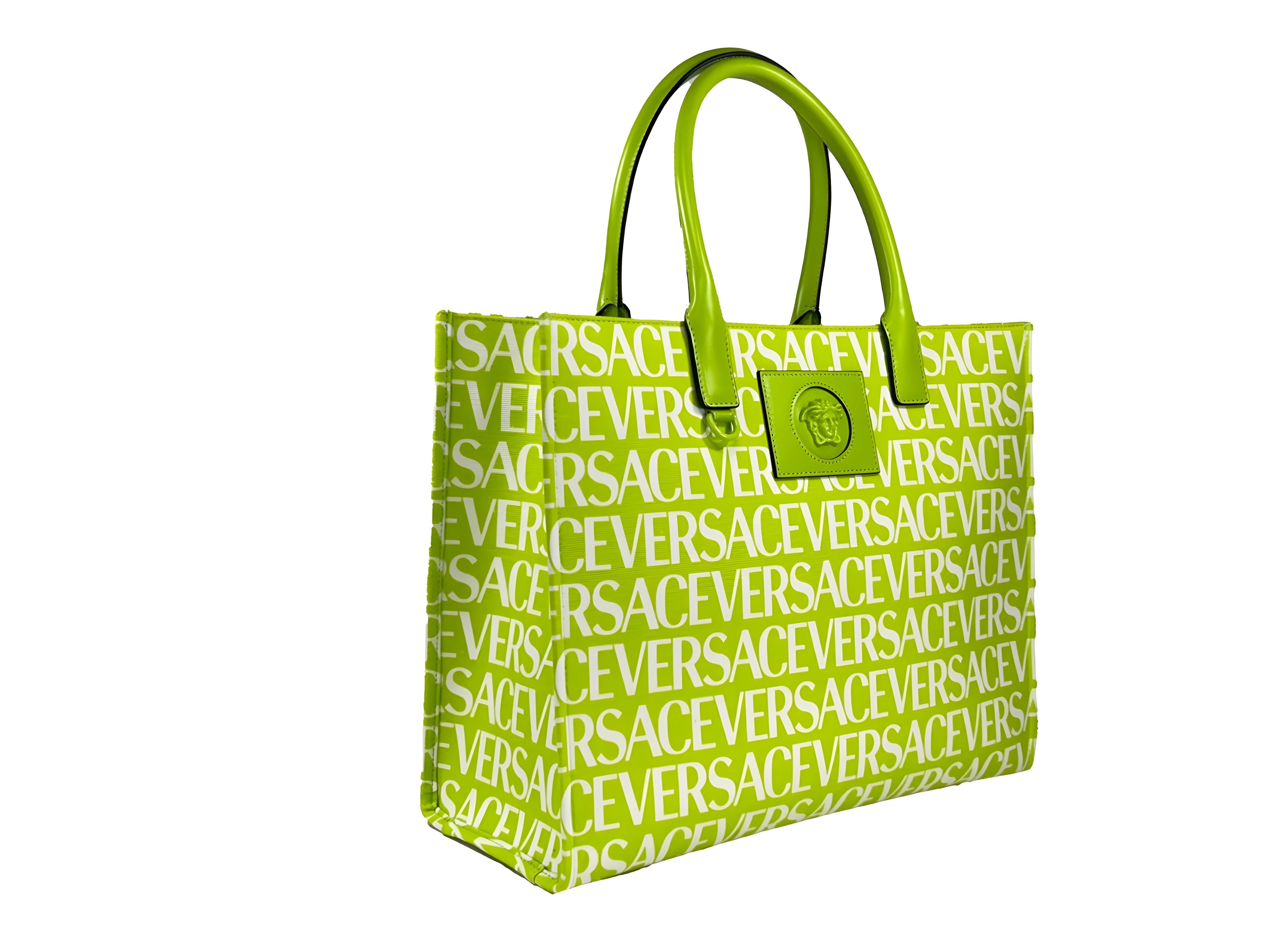 Geantă tip Tote mare Versace Medusa din pânză mare