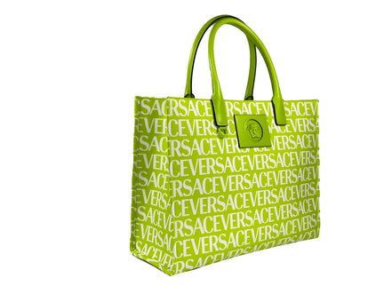 Geantă tip Tote mare Versace Medusa din pânză mare