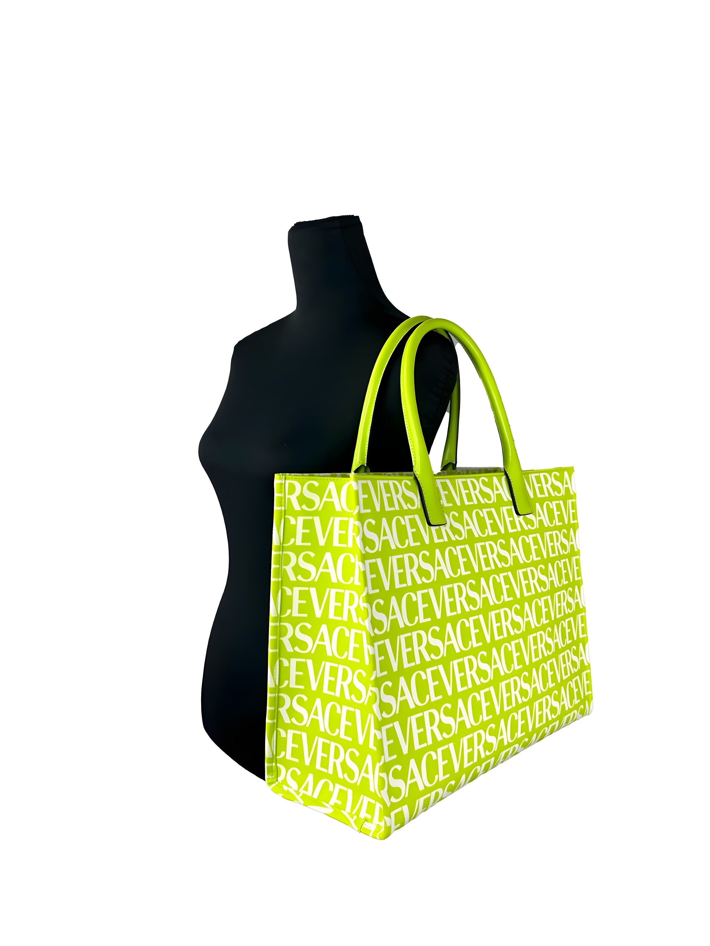 Geantă tip Tote mare Versace Medusa din pânză mare