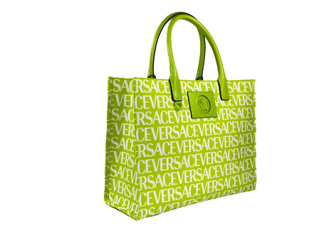 Geantă tip Tote mare Versace Medusa din pânză mare