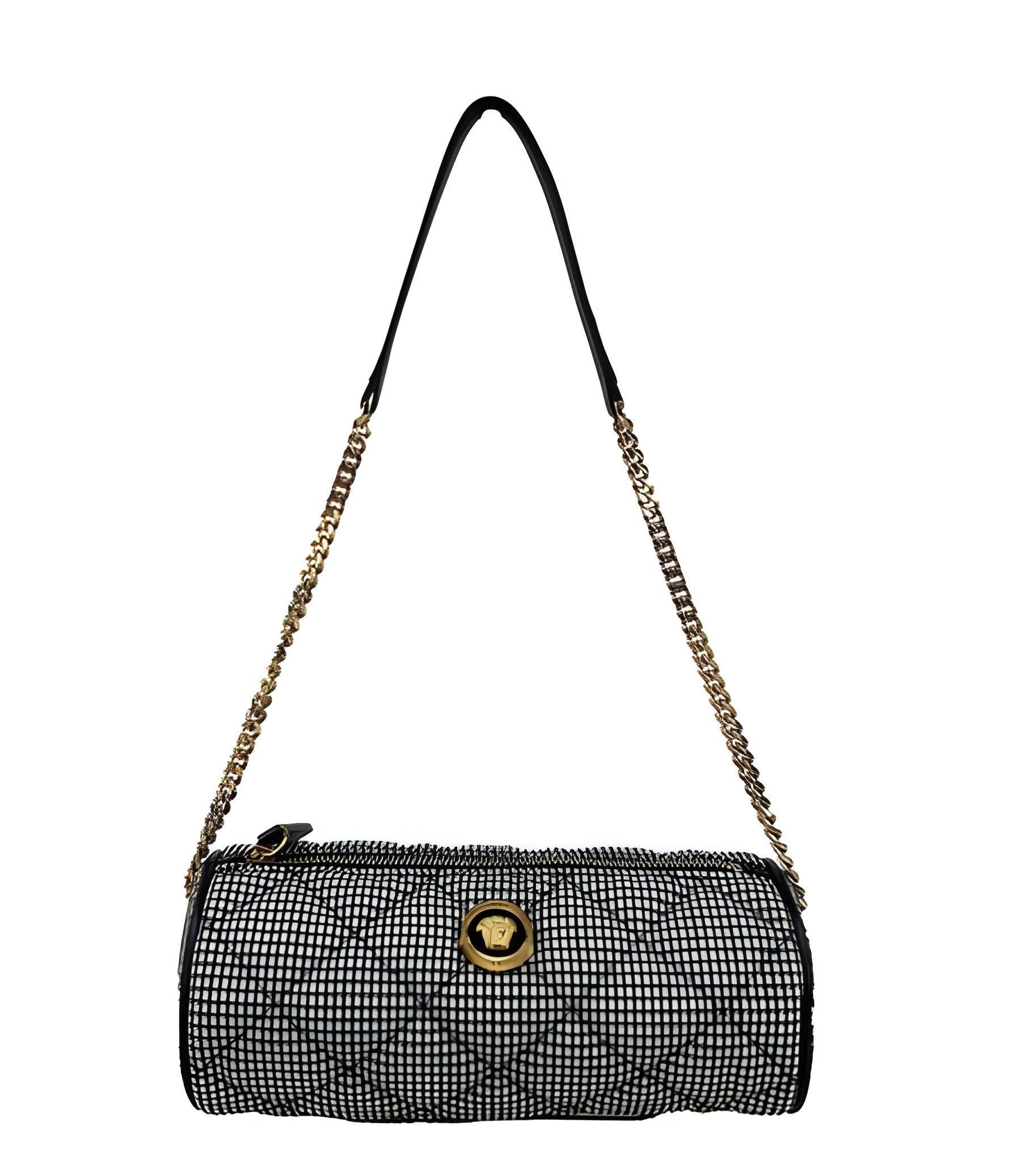 Geantă crossbody Versace multicoloră matlasată