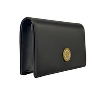 Versace Mini Chain Black Crossbody Wallet Bag