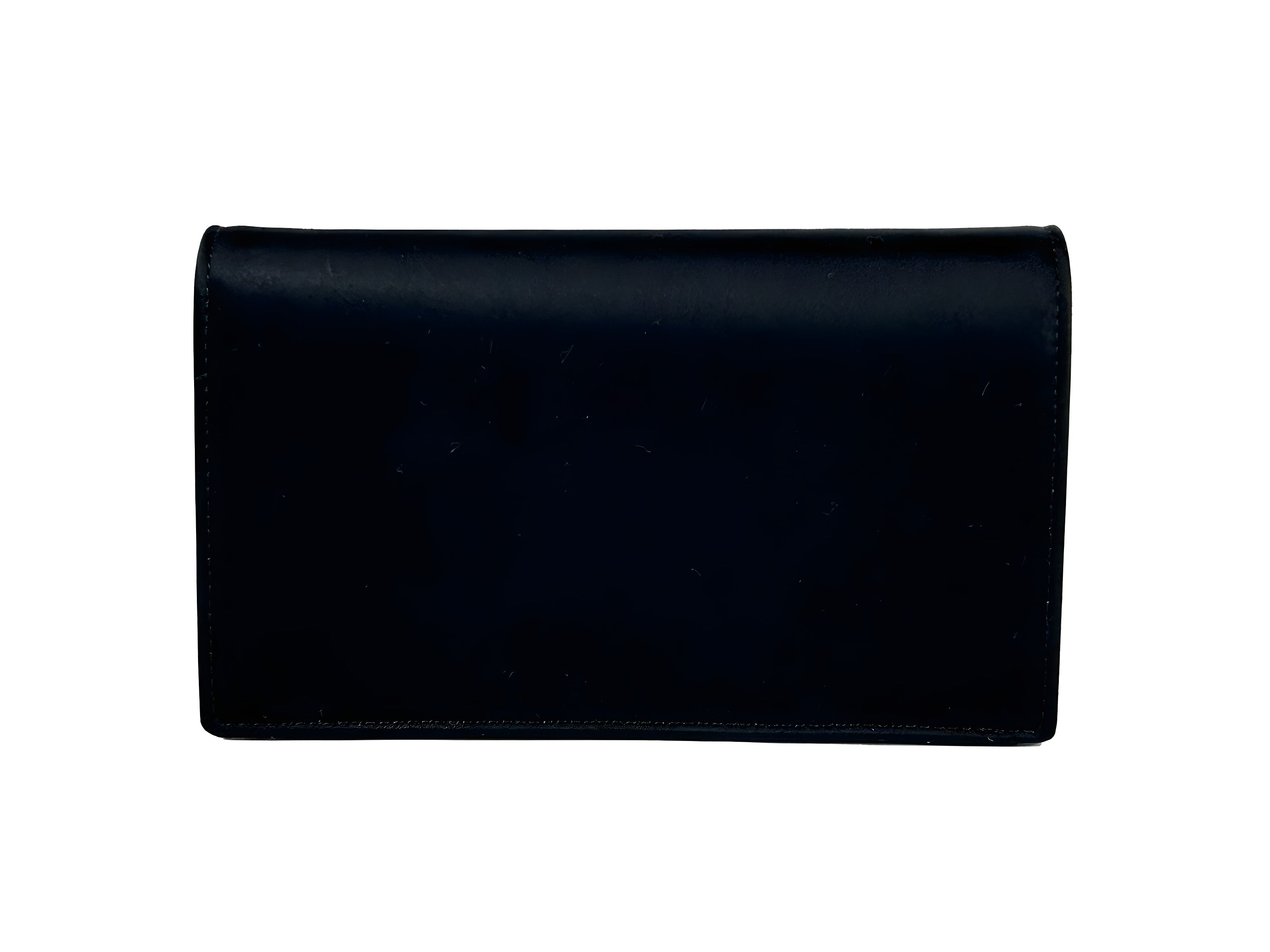 Versace Mini Chain Black Crossbody Wallet Bag