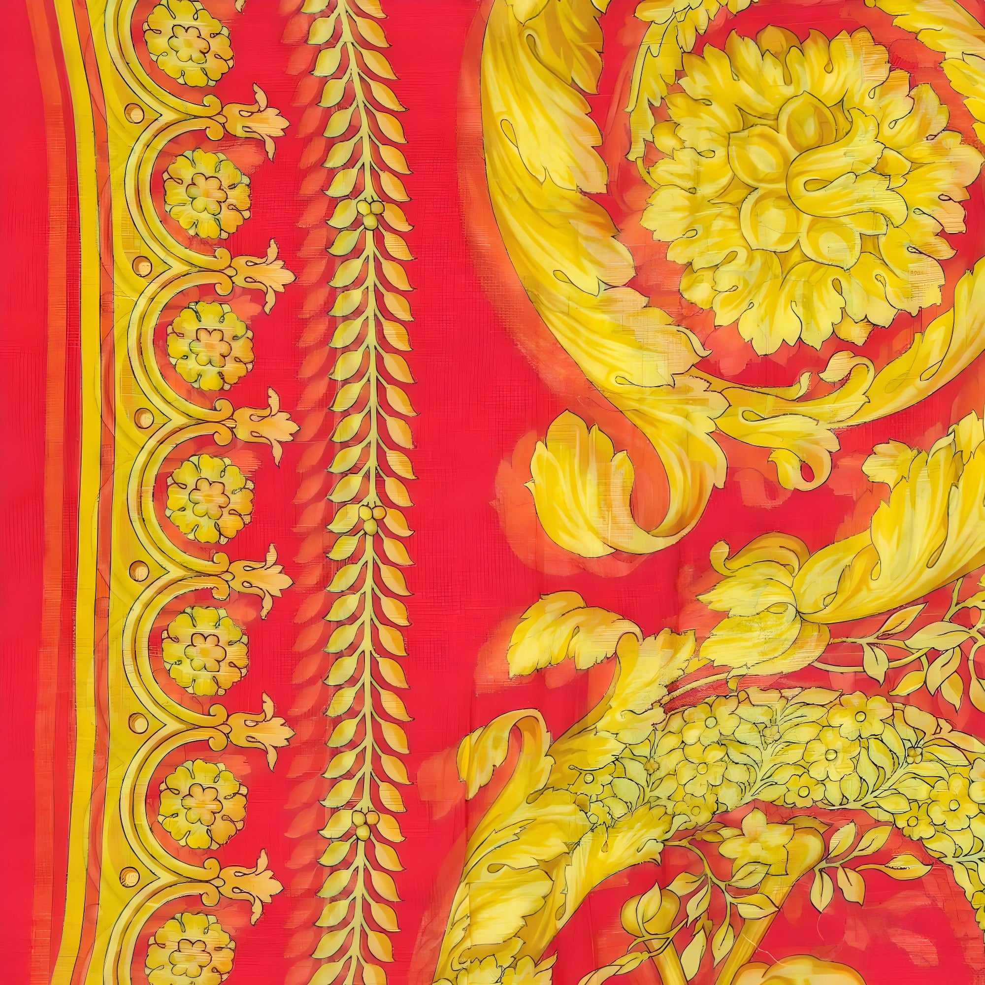 Versace Multicolor Modal Scarf