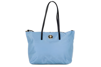 Geantă tote albastră Versace Portuna Medusa