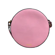 Geantă crossbody Versace Disco Round din piele, tip cameră foto