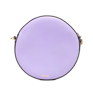 Geantă crossbody Versace Lilac Disco din piele, tip cameră