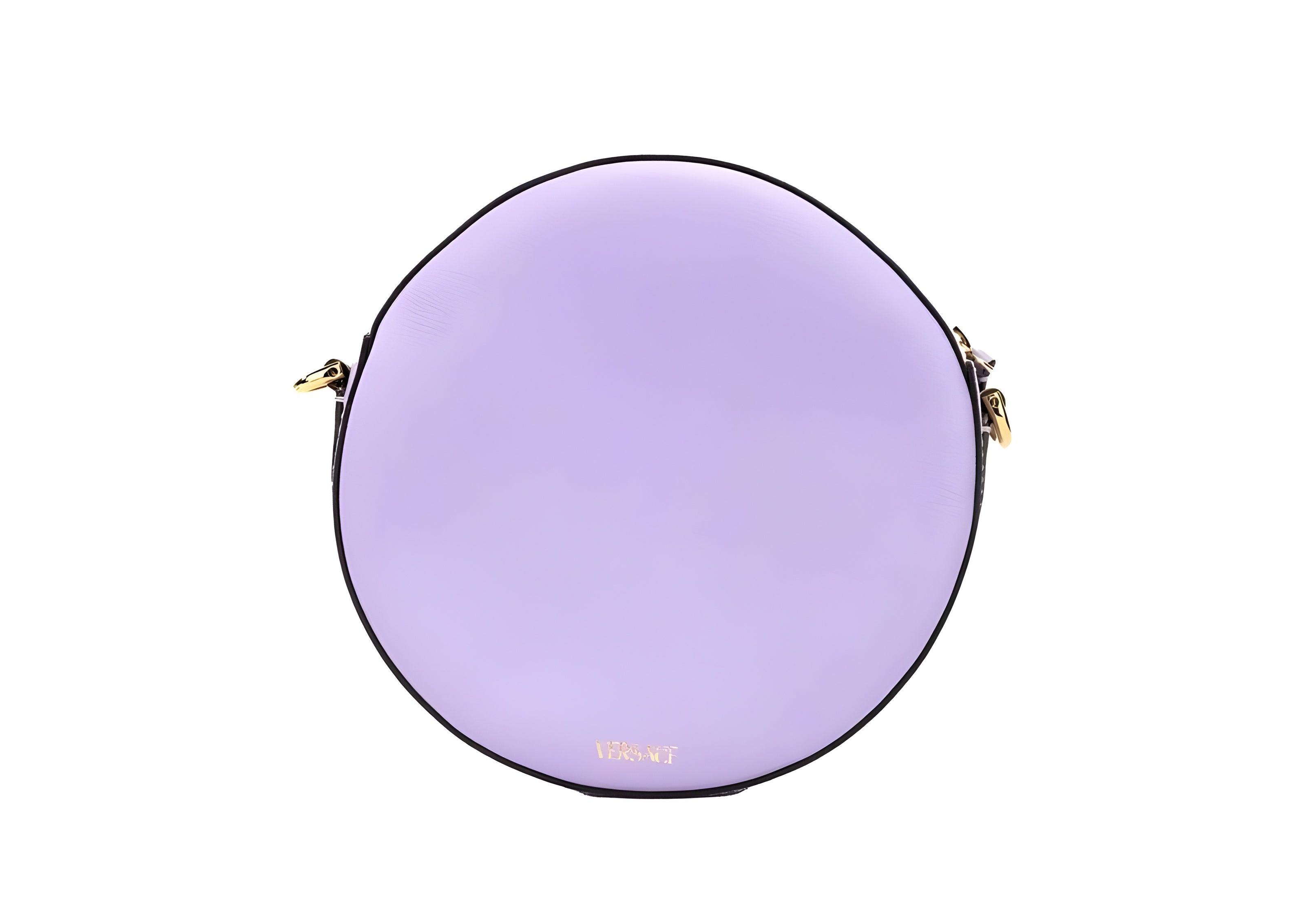 Geantă crossbody Versace Lilac Disco din piele, tip cameră