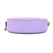 Geantă crossbody Versace Lilac Disco din piele, tip cameră